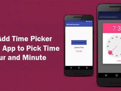 Time Picker in Android App