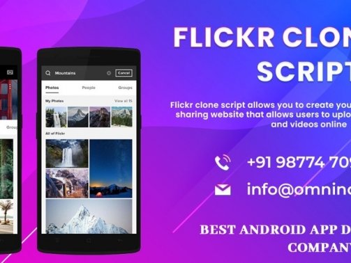 Flickr clone app