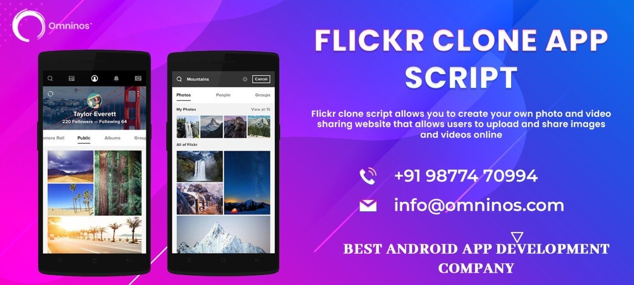 Flickr clone app