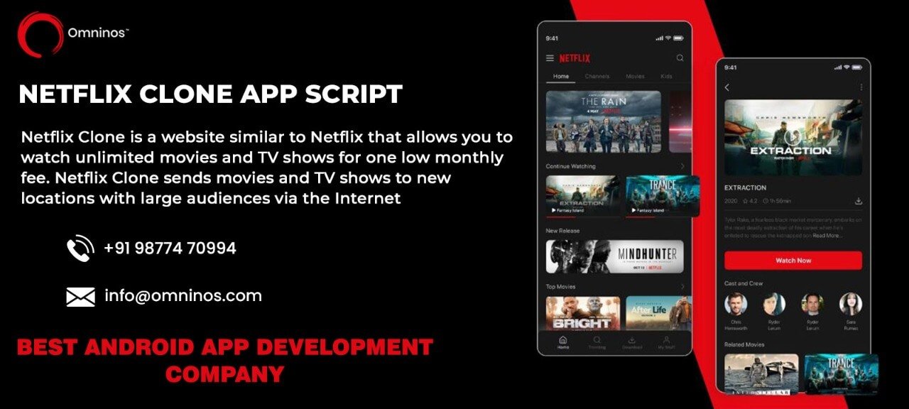 Netflix clone app script