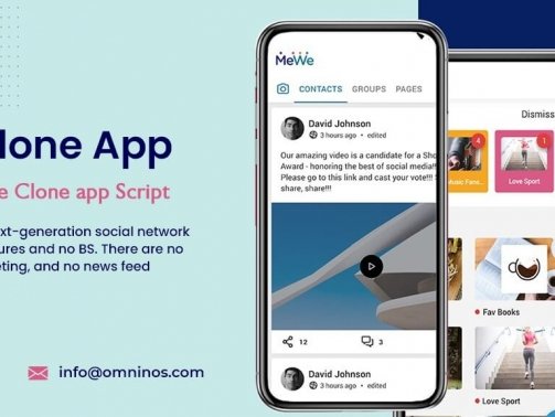Omninos solutions MeWe clone app